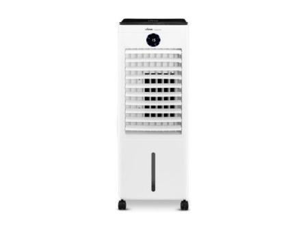 Ufesa Sapporo Climatizador Evaporativo, 100W, Función Fría y Ventilador, 3 Velocidades, 3 Modos, Panel Táctil, Depósito 12L, Temporizador 12h, Filtro Lavable, 2 Bloques de Hielo, Mando a Distancia