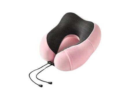 Almohada de Viaje en Forma de U, de Espuma Viscoelástica Suave, para el Cuello y Cervicales, Ideal para Avión
