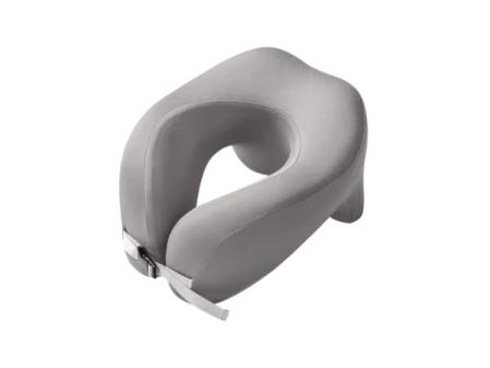 Almohada de viaje en forma de U de espuma viscoelástica pura para el cuello, para avión, oficina, siesta, almohadas cervicales, soporte para la cabeza y el cuello durante el vuelo.