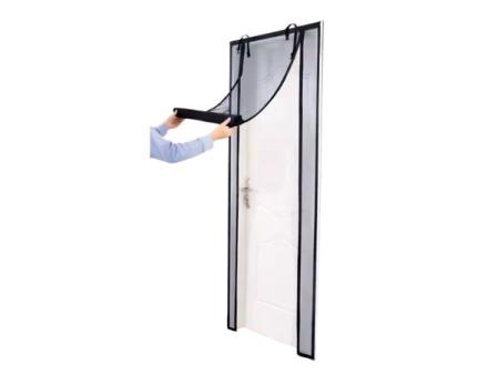 Mosquitera magnética para puerta DTGJ, malla antimosquitos para ventana, cortinas antimosquitos para puerta, malla antimosquitos con apertura lateral y cierre automático, color negro