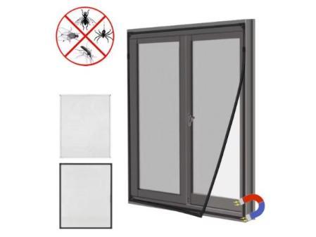 Mosquitera magnética de malla 100x120cm/130x150cm, pantalla invisible para ventana, autoinstalable para uso doméstico, autoadhesiva