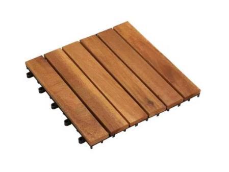 Conjunto de baldosas de madera maciza para jardín y terraza – diseño vertical, resistente a la intemperie, con sistema de baldosas de madera maciza para patio, diseño vertical, resistente a la intemperie, para suelos de jardín