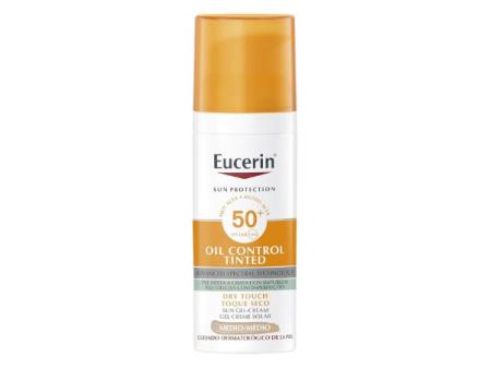 Sun Face Oil Control FPS50+ color medio 50ML de Eucerin