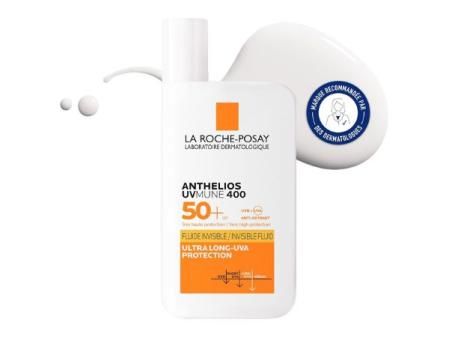 Anthelios Uvmune400 fluido invisible SPF50+ sin perfume de La Roche Posay