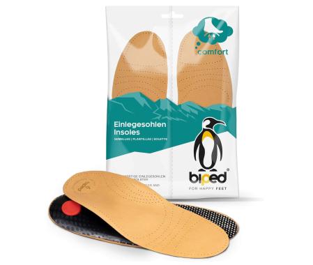 biped plantilla Premium de cuero de curtido vegetal