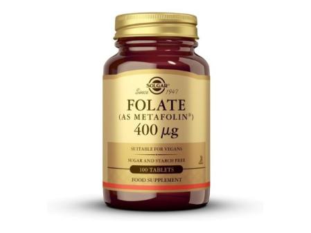 Folato (en forma de Metafolin) 400 µg de Solgar