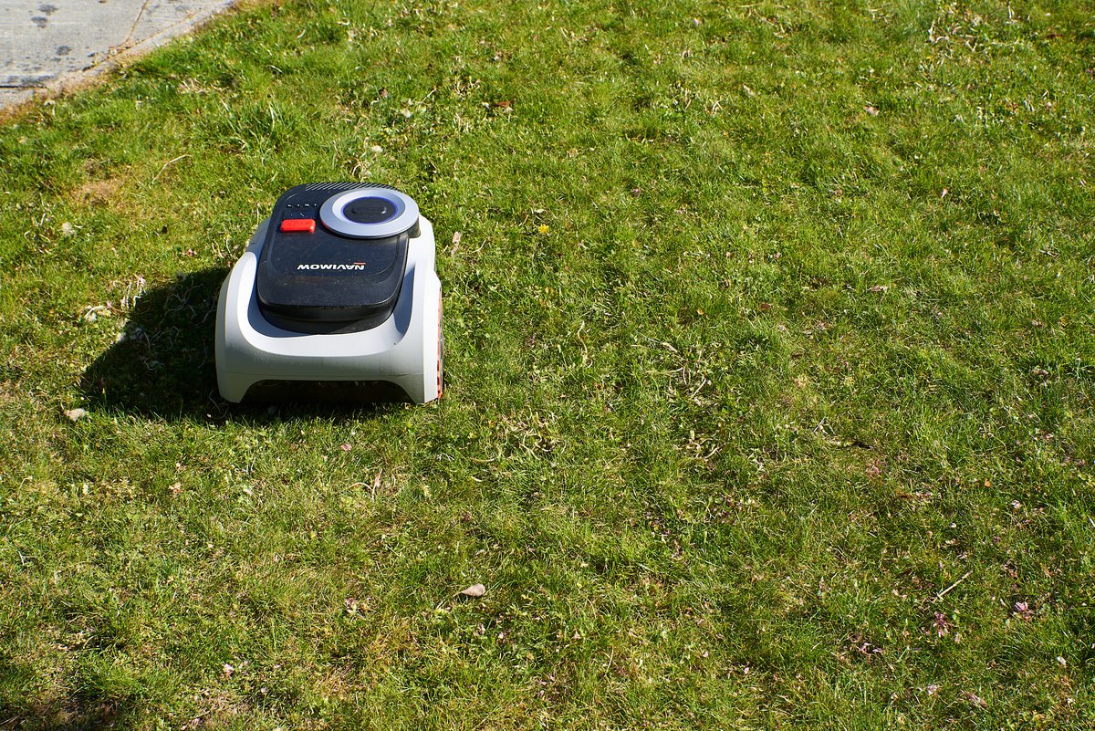 A mowing quality (from the center of the lawn) flawless and adjustable © Marc Beekenkamp for Clubic