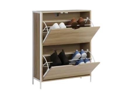 MOBLEKIT | Zapateros y Organizadores de Calzado con Diferentes Niveles, Muebles de Madera, Metal o Tela TNT, Opciones Abiertas o con Puertas para Entrada, Dormitorio o Recibidor