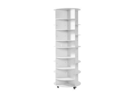 SucceBuy 360 ° Zapatero Giratorio Tipo Torre, Almacenamiento Rotatorio, Exhibidor Circular, Exhibidor Independiente para Dormitorio, Entrada, Armario