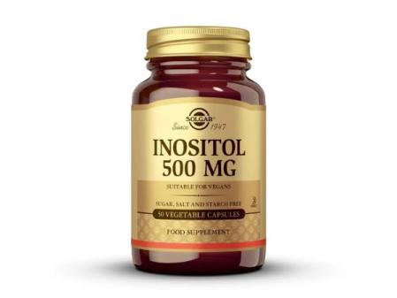 Inositol 500 mg - 50 cápsulas vegetales