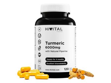 Cúrcuma 6000 mg de Hivital