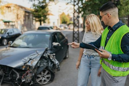 If you have suffered a significant accident and the insurance declares your car a total loss, the value is calculated according to annual depreciation tables.