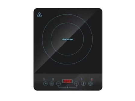 Portable Induction Plate, 10 Power Levels, LED Touch Control, Child Lock, Overheat Protection, 2000W