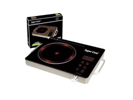 Super Crest Smart 3500W Induction Cooking, Ceramic Touch Electric Stove, Waterproof, Adjustable Temperature, Electromagnetic Wave Heating