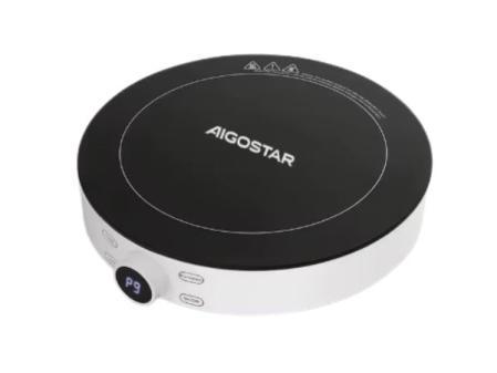 Portable Induction Plate, 2000 W, 9 Power Levels, LED Touch Control, For Pots 12-26 cm Diameter