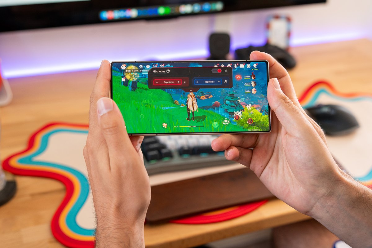The customization interface for the shoulder buttons is child’s play. © Pierre Crochart for Clubic.com