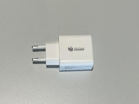 PcCom Essential Cargador 2x USB-C 65W + USB-A 3.0 Blanco