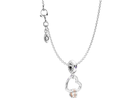 Pandora Hearts Necklace in Sterling Silver
