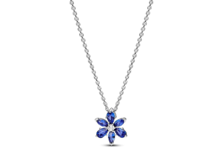 Pandora herbarium cluster necklace with cubic zirconia