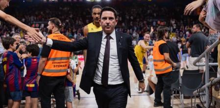 Xavi Pascual, después del segundo partido contra La Laguna Tenerife en el Palau