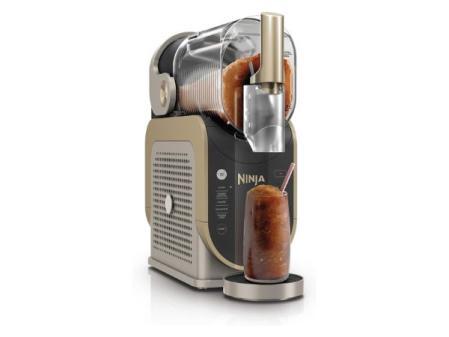 Ninja SLUSHi Frozen Beverage Machine, Creates granizados, icy cocktails, frappés, smoothies and frozen juices, no ice needed, large capacity, golden stone, FS301EUSTGD