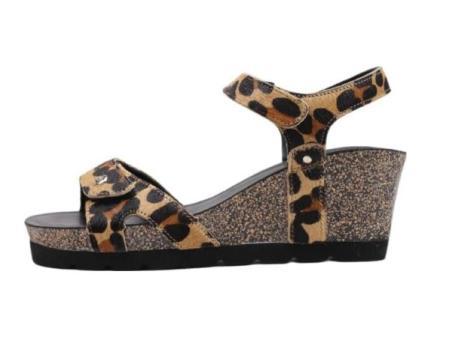 Panama Jack JULIA LEOPARD B1 SANDALIAS DE CUÑA Mujer