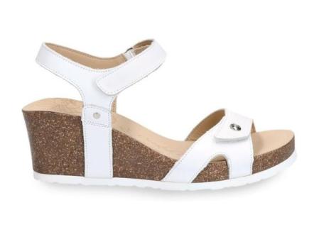 Panama Jack Sandalias de piel con cuña Julia para mujer