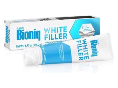 La pasta dental blanqueadora Bioniq® White Filler.