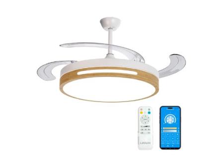 LEDUNI Ventilador con luz LED.