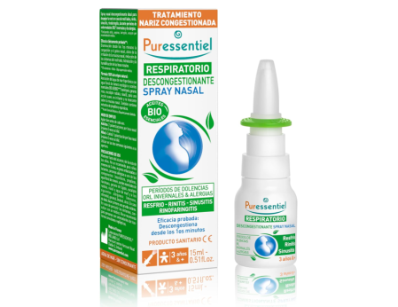 Puressentiel Respiratorio, nasal spray decongestant with AE BIO