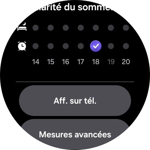 La Galaxy Watch Ultra 2 n'affiche qu'une partie des informations ©Mathieu Grumiaux pour Clubic