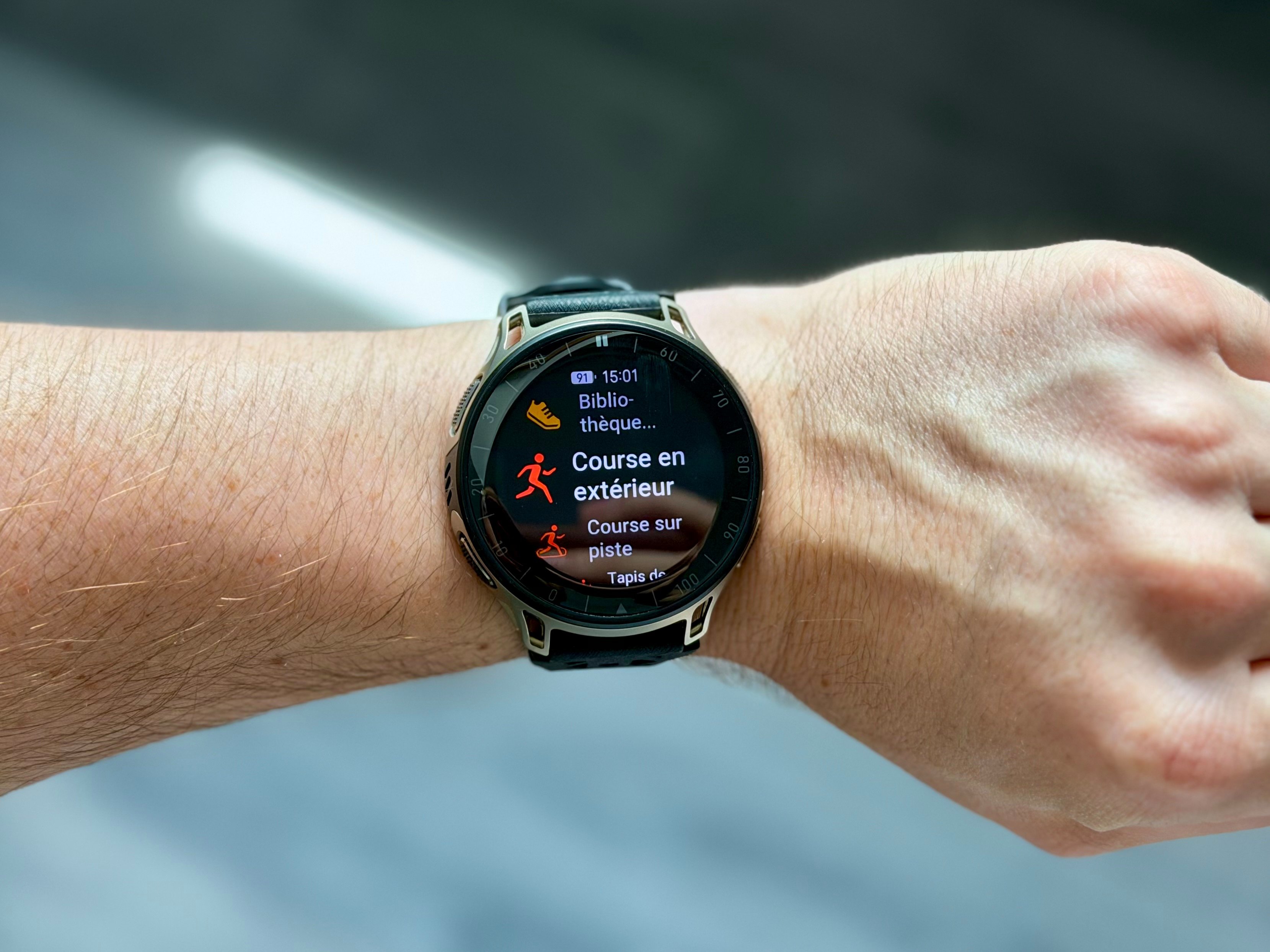 The most important app on the watch for athletic tracking ©Mathieu Grumiaux for Clubic