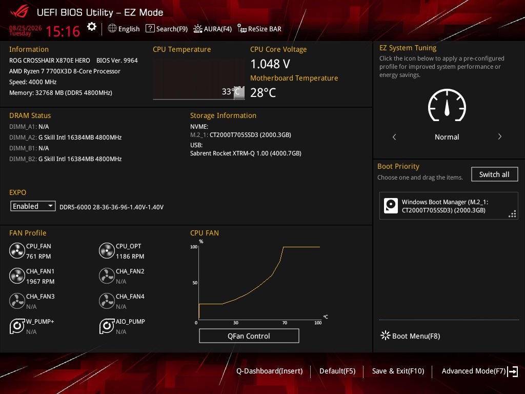 BIOS updated and processor correctly detected. ©Nerces for Clubic