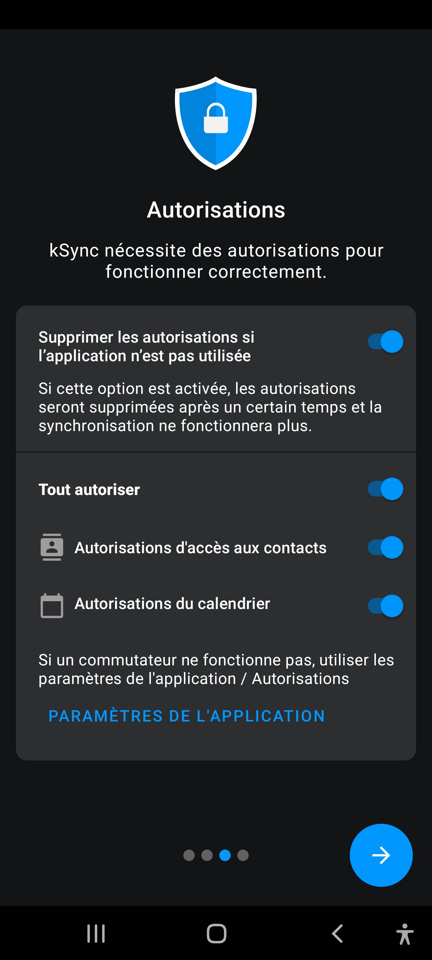 IkMail - Synchronization account setup