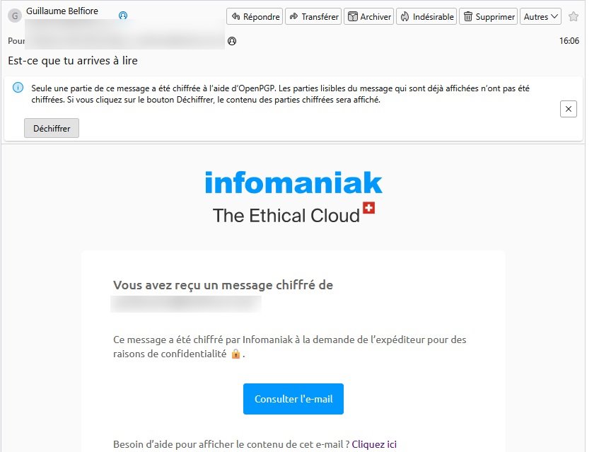 Infomaniak Mail - on Thunderbird