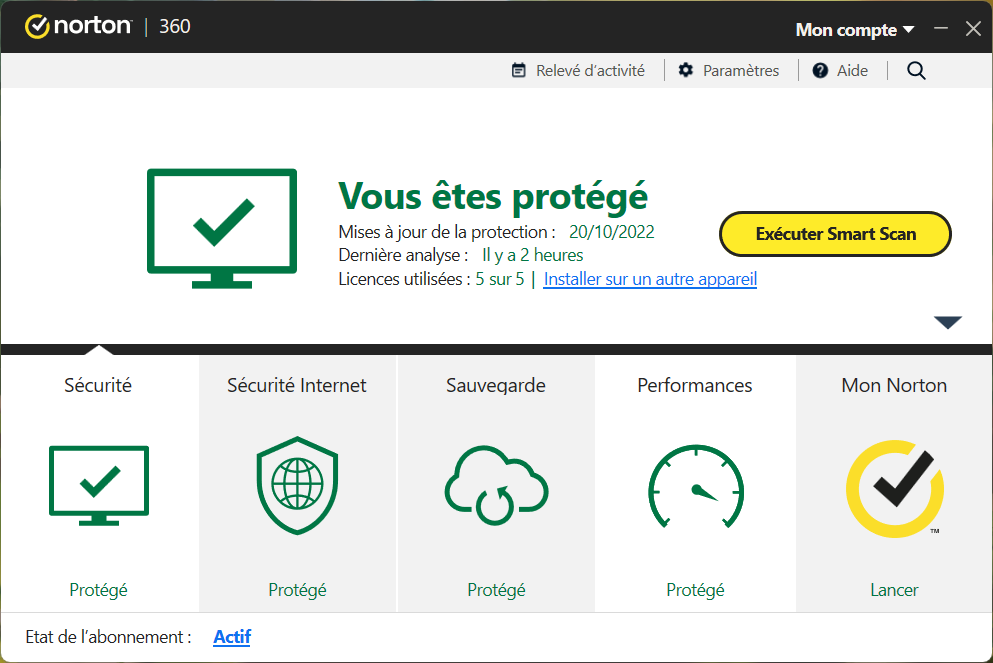 Norton 360 - Smart Scan