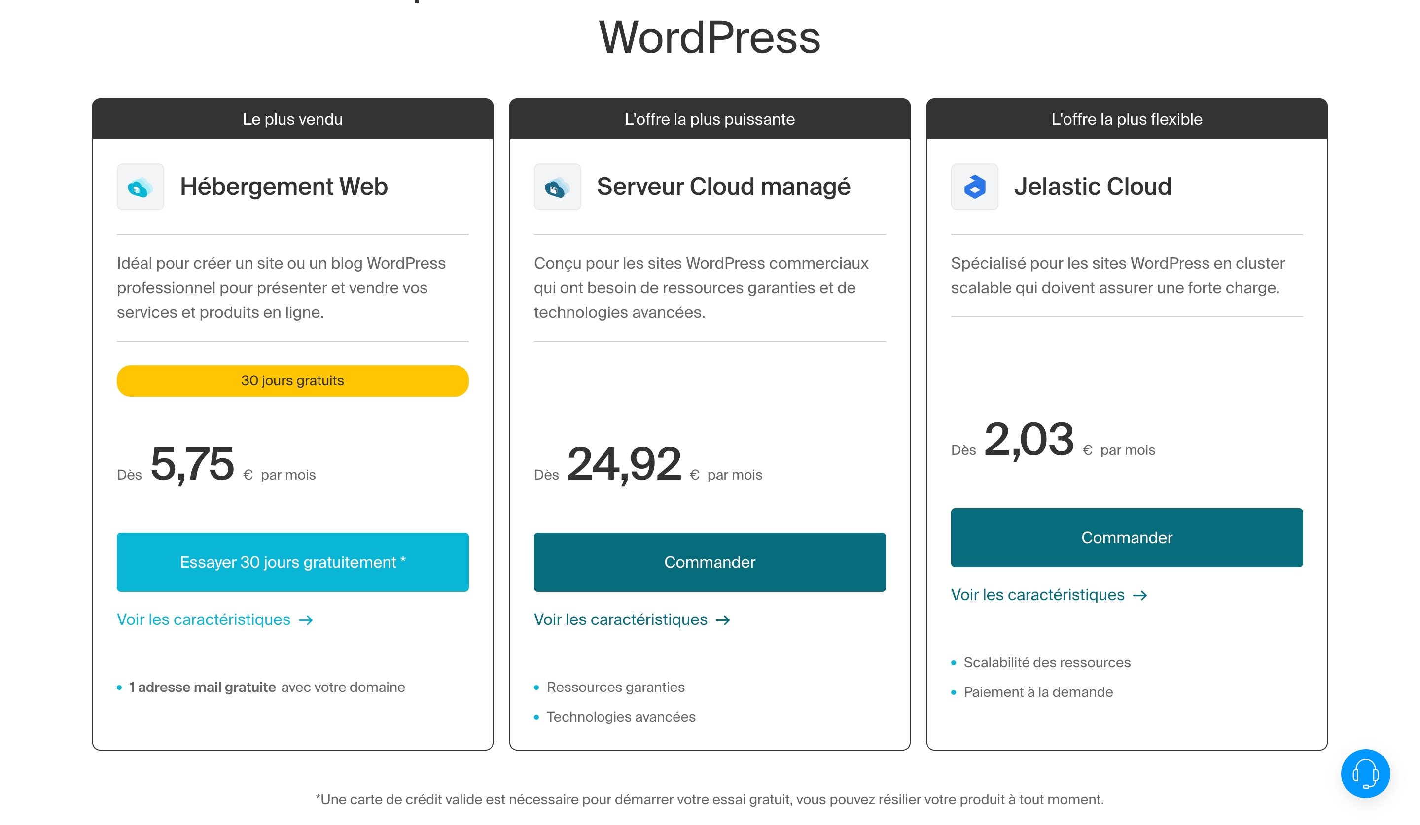 Infomaniak - hosting offering WordPress features ©Infomaniak
