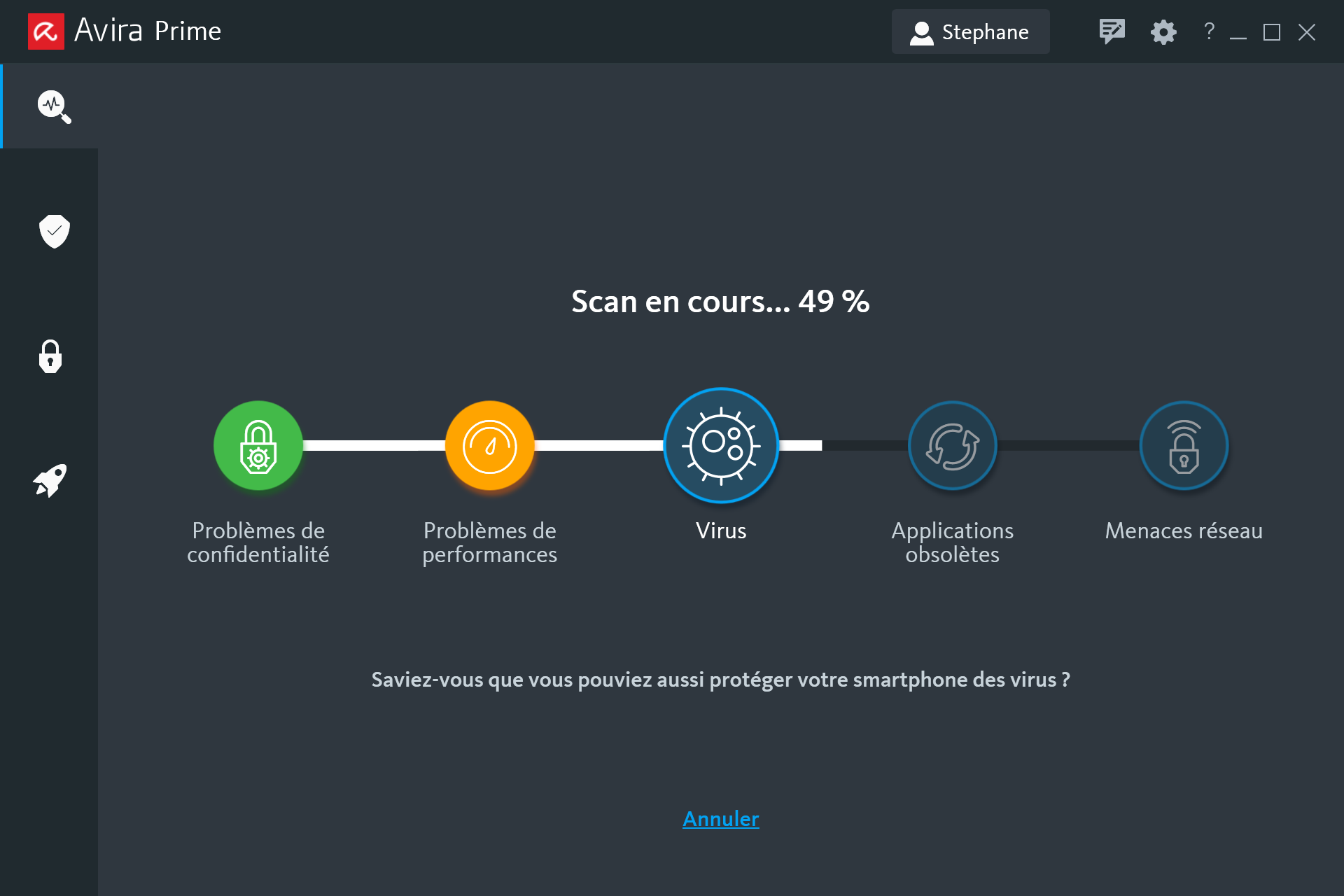 Avira Prime - Scan
