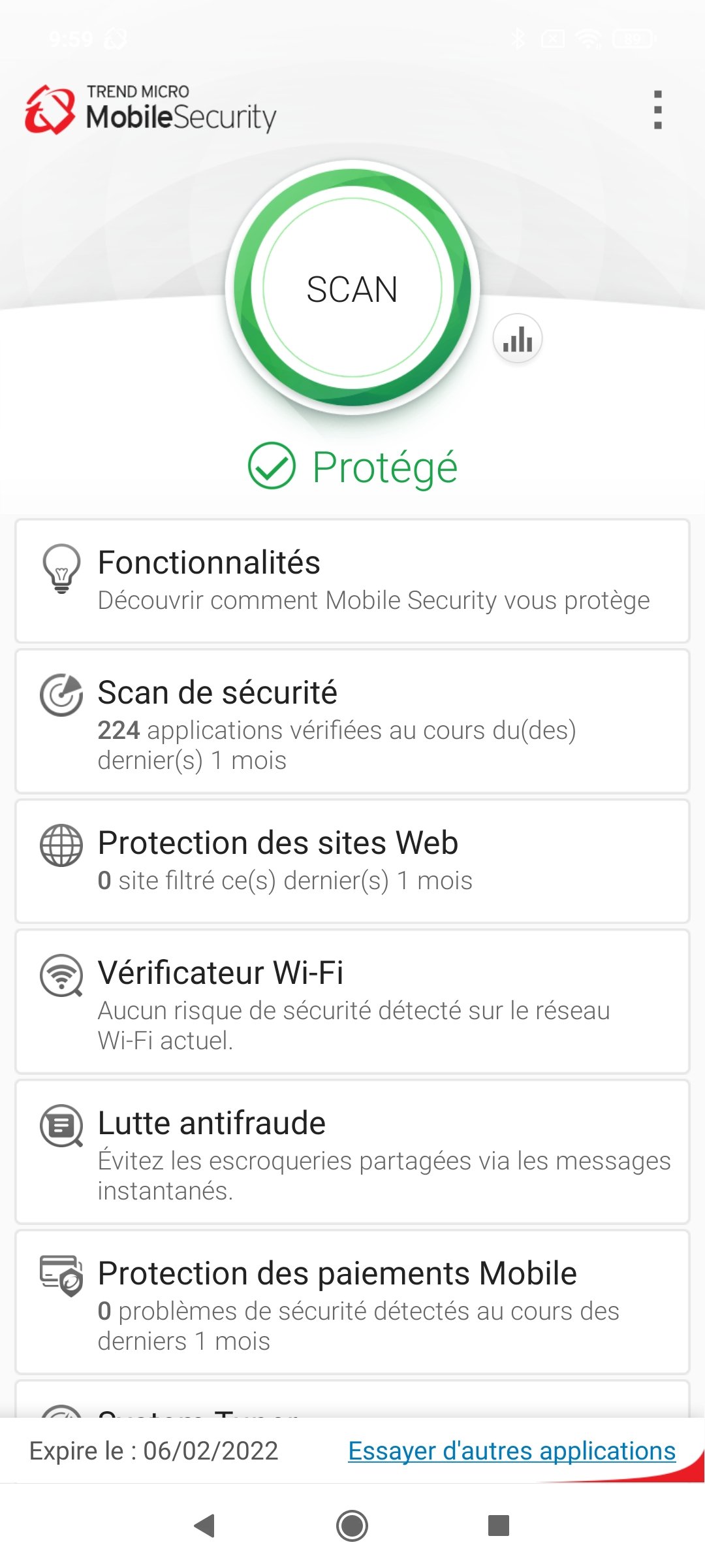 Trend Micro Maximum Security - Modules de protection