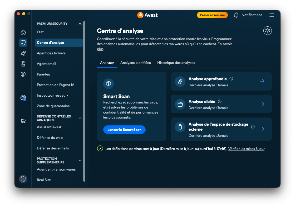 Avast Ultimate - The antivirus scan and protection agents. © Clubic