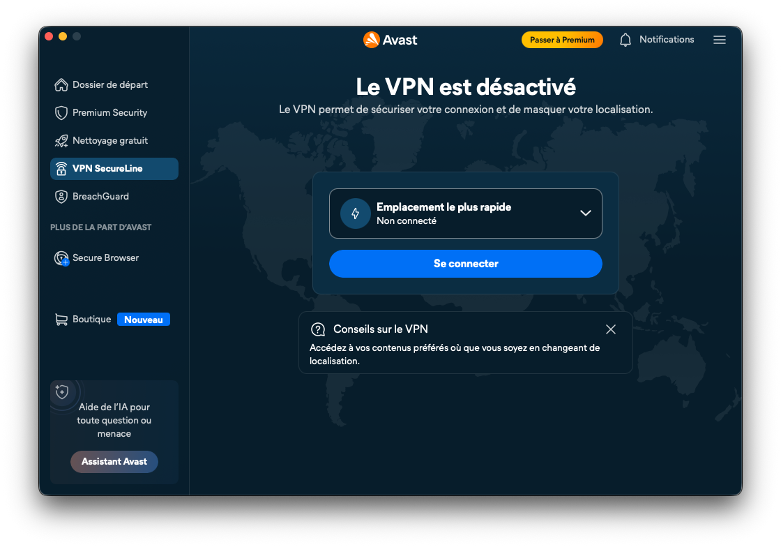 Avast Ultimate - The VPN. © Clubic