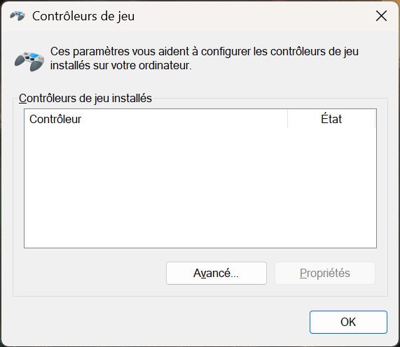 Lined on Windows, the Steam Controller isn’t, by default, seen as a controller. © Nerces for Clubic