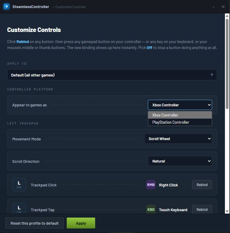 SteamlessController