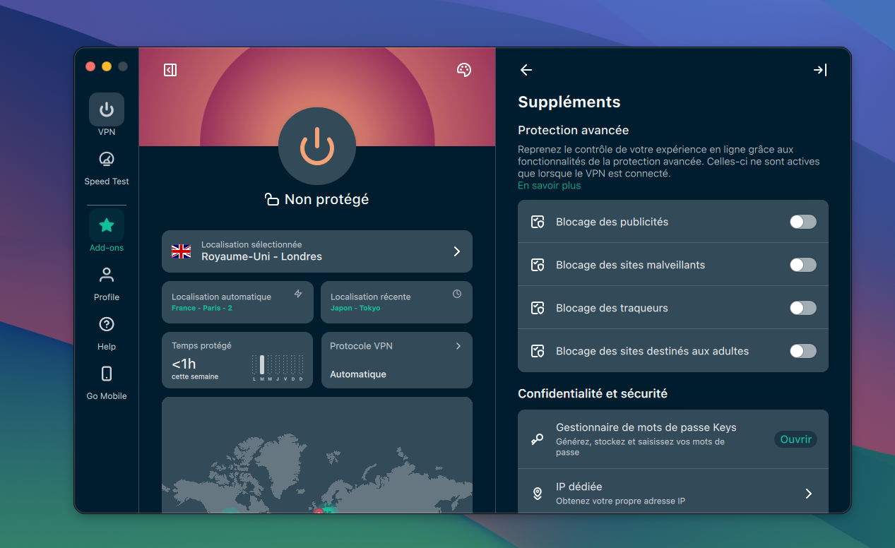 ExpressVPN - Ad blocker and malware protection. © Clubic