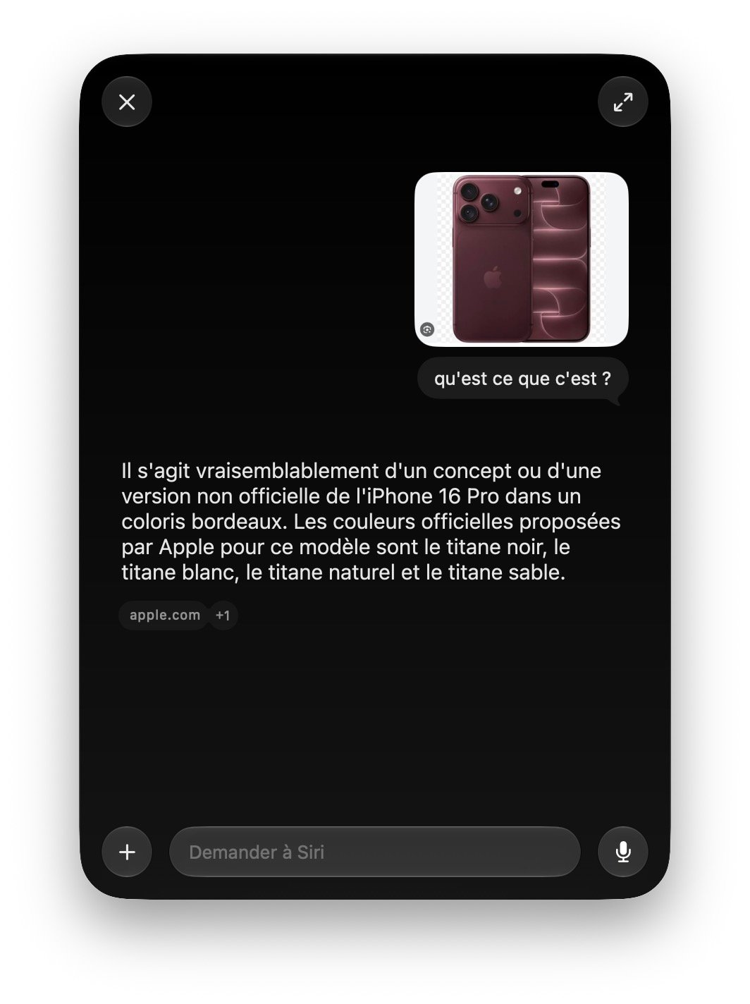 Les connaissances de Siri ont leurs limites ©Mathieu Grumiaux pour Clubic