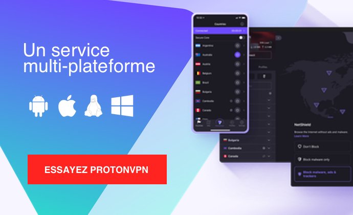 Profitez de 70 % de réduction sur Proton VPN