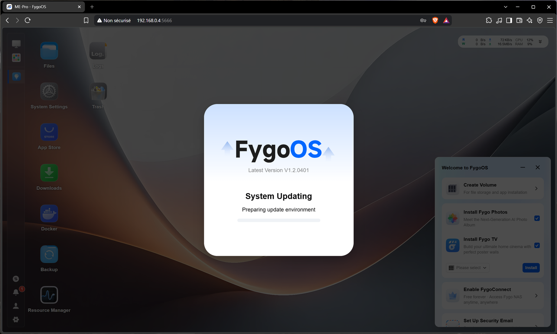 FygoOS is shipped with Beelink. ©Nerces for Clubic