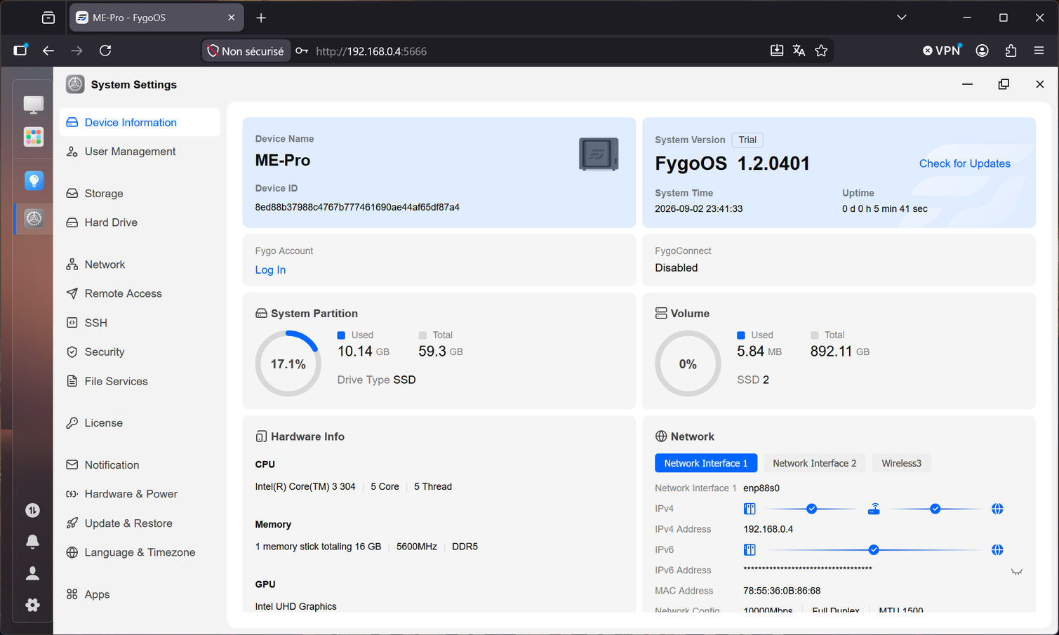 Beelink ME Pro 2-Bay AI NAS