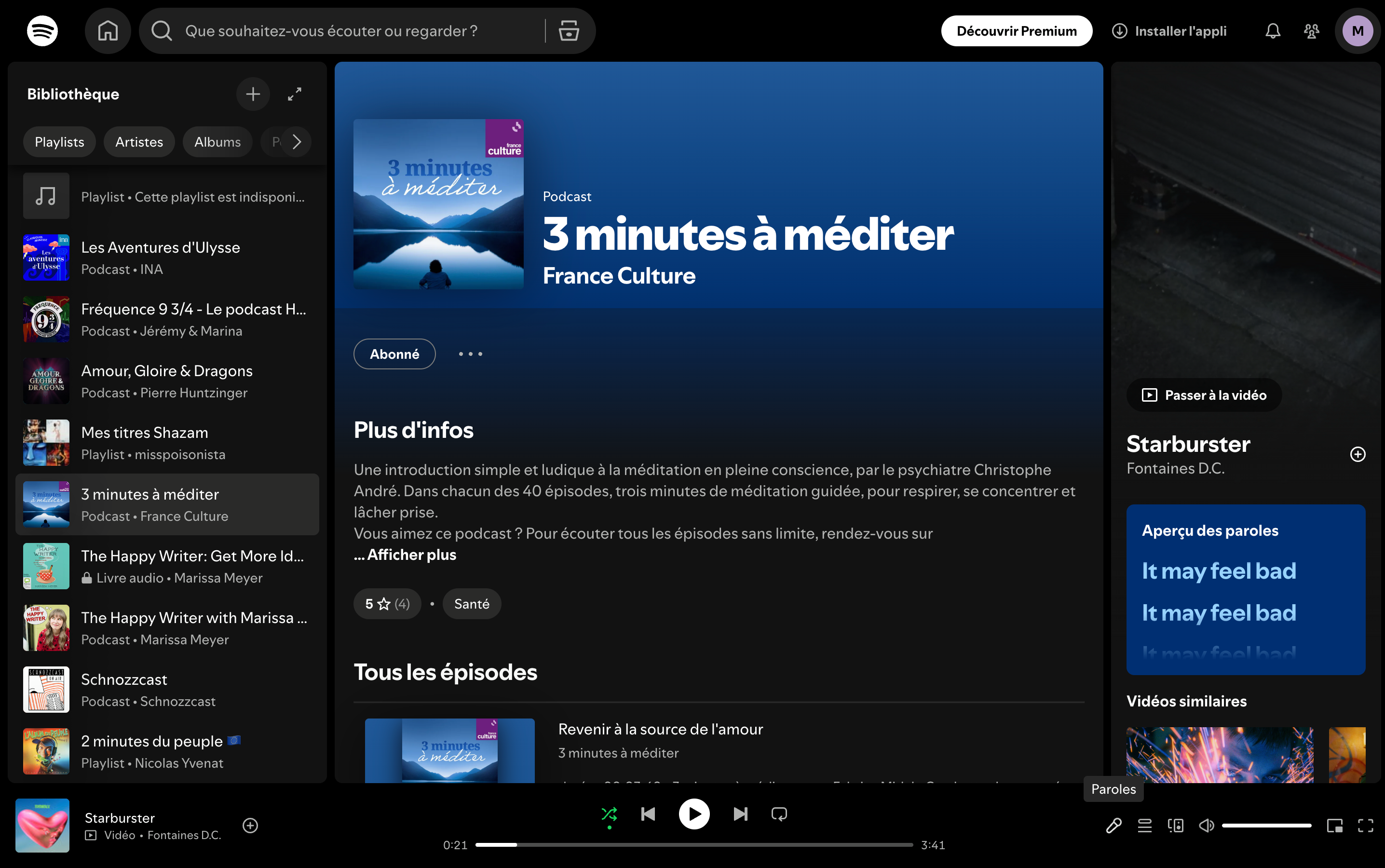 Web and desktop interfaces nearly identical. ©Spotify