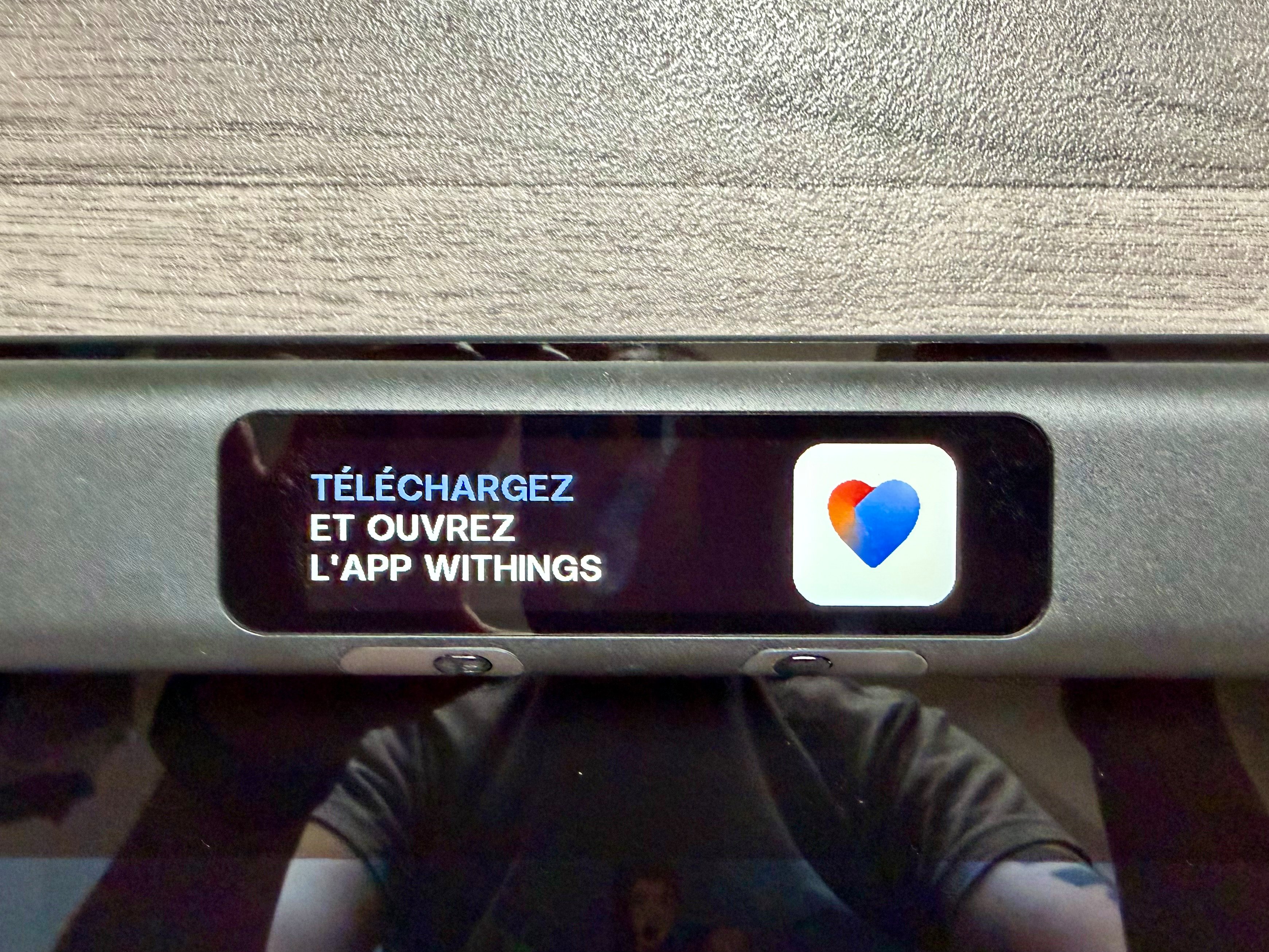 All information is recorded in the Withings app ©Mathieu Grumiaux